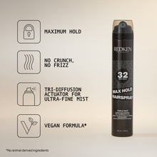 Load image into Gallery viewer, Redken 32 Extreme Max Hold Hairspray