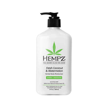 Load image into Gallery viewer, Hempz Fresh Coconut and Watermelon Herbal Body Moisturizer