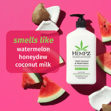Load image into Gallery viewer, Hempz Fresh Coconut and Watermelon Herbal Body Moisturizer