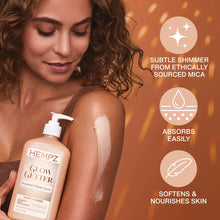 Load image into Gallery viewer, Hempz Glow Getter Moisturizing Body Lotion with Shimmer
