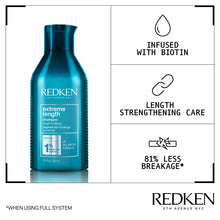 Load image into Gallery viewer, Redken Extreme Length Shampoo with Biotin
